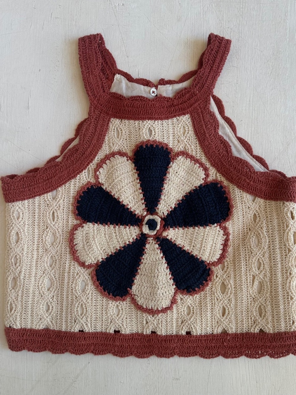Zara Kids x Sea New York Floral Crochet Tank Top - Picture 2 of 6